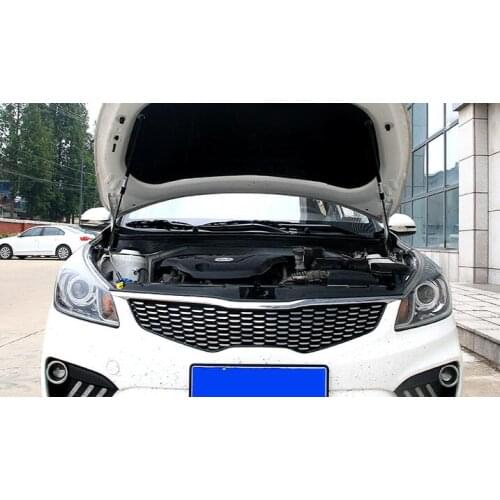 Lift Support for KIA k2 RIO 2017-2019 Carbon Fiber Car Styling Front Bonnet Hood Modify Gas Struts Shock spring Damper Absorber