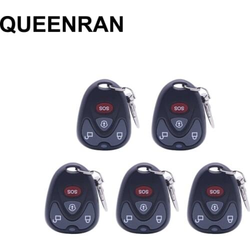 433MHz Remote Controller 5pcs Keyfob Remote Arm Disarm Golden Security Alarm Systems GS-G90B Plus, G90E, S2, S2G