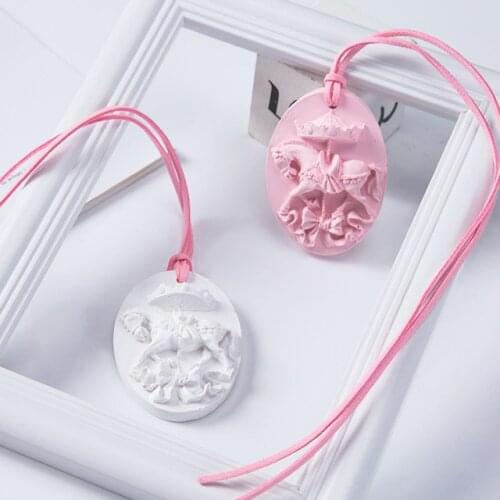 Aromatherapy Silicone Wax Mold Silica Gel Trojan Horse DIY Aroma Gypsum Plaster Silicon Mould For Car Pendant Ceramic mold