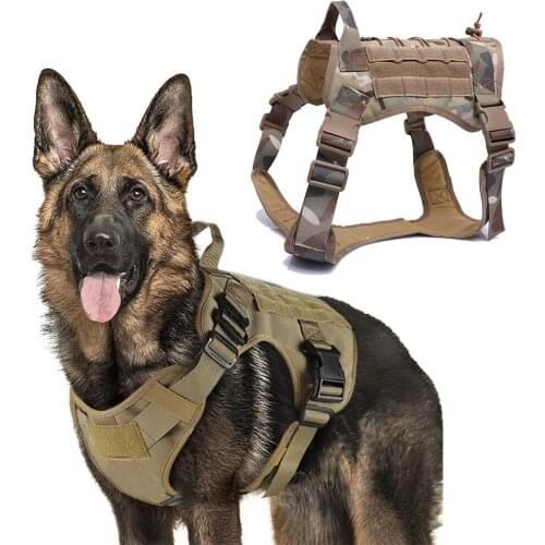 Tactical Dog Harness Pet Training Vest Dog Harness And Leash Set For Small Medium Big Dogs