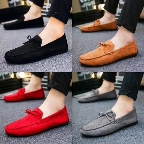 Spring And Summer New Bow Peas Shoes Mens Lazy Set Foot Casual Shoes Fashion Breathable Soft Sole Driving Shoes Socks