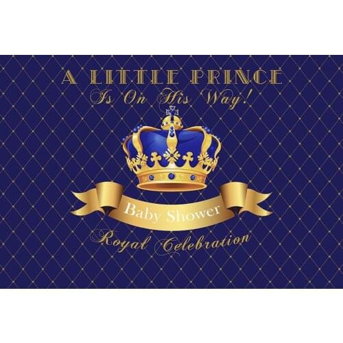Royal celebration prince Backgrounds photography vinyl fotografia baby shower photo Backdrop for photographer studio kits LV-756