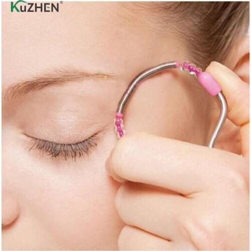 1 Pcs Epilator Tool Plastic Depiladora Handheld Facial Hair Remover Removal Threading Beauty
