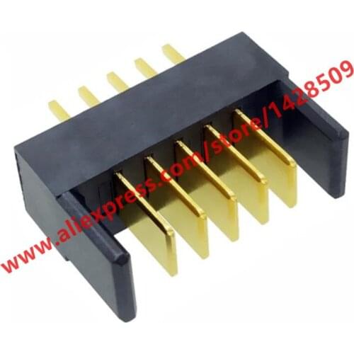 10pcs 2.00mm Pitch Male Interface 180 Degree Straight Insert Socket 5-pin 5A Large Current Laptop Battery Connector