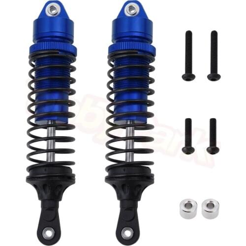 2pcs Aluminum Front Shock Absorber 10001 For VRX Racing 1/10 Trophy Truck RH1043 RH1045 RH1043SC OCTANE XL EBL EBD Upgrade Parts