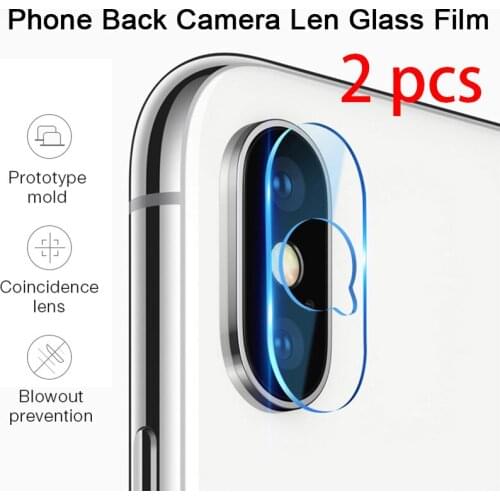 2 pcs! Explosion Proof Phone Lens Glass for iPhone 11 Pro X XR XS Max Camera Lens Protector for iPhone 7 8 6 6S Plus 5 5S SE