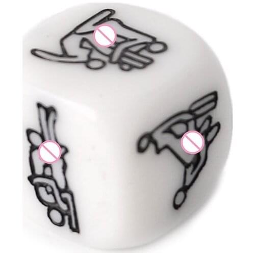 20mm Adult Sex Dice Erotic Poses Couple Funny Sexy Love Toy Night Bar Humor Game