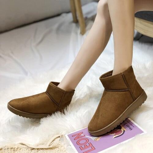 2019 Short Plush Warm Increase Non-slip Booies Winter Boots Women Snow Boots Shoes Woman Boots Fashion Thick Boots U11-55