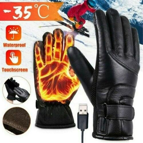 2020 Electric Heated Gloves Motorcycle Street Gear Racing Gloves Snowboard Skiing Gloves Windproof Waterproof Men Women