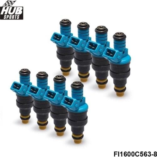 8PCS/LOT 0280150563 New Fuel Injector 1600cc 152lb/hr For Audi Chevy Ford HU-FI1600C563-8