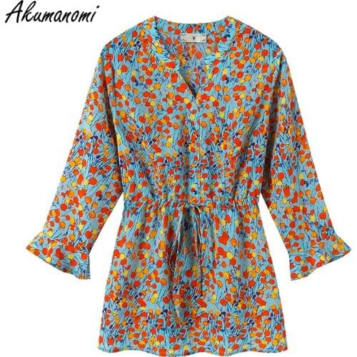 Блузки с принтом AKUMANOMI China At AliExpress