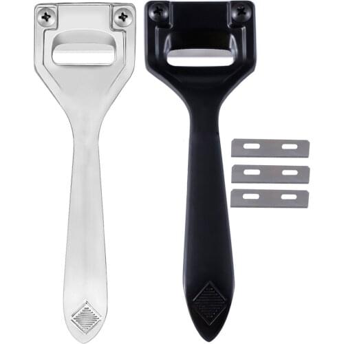 Safety Skiver Thinning Leather Craft Blade Knife DIY Seams Tool for Home Handmade Accessories+3 Blades