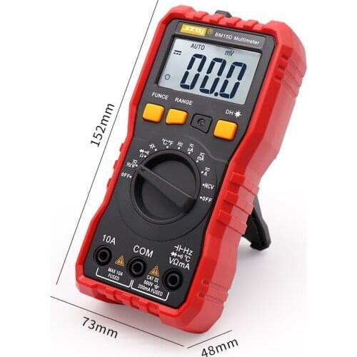 Digital multimeter high precision intelligent electrician auto range multi-function portable small multimeter