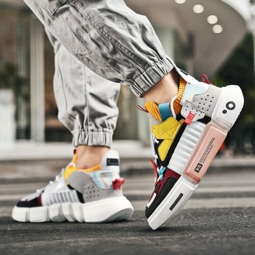 HULINGMEI Men's High Top Sneakers