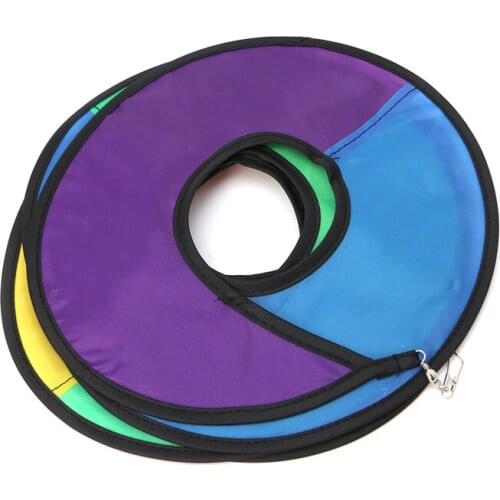 Camping Tent Foldable Rainbow Spiral Windmill Wind Spinner Home Garden Decor