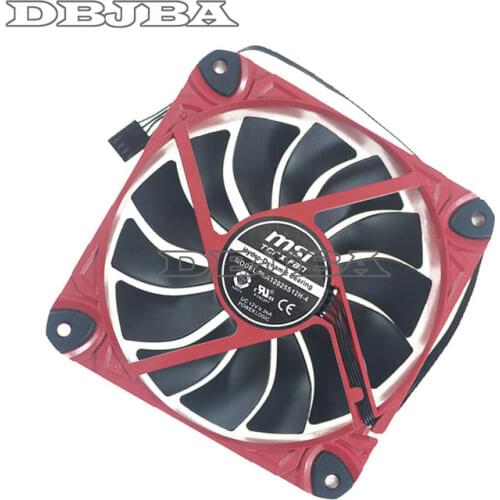 PLA12025S12H-4 DC12V 0.36A 4PIN Fan For MSI TORX FAN 12CM