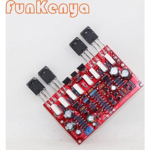 1 Pair Finished Dual Channel Power Amplifier Board 200W*2 L20 High Power Amplify Board KEC B817 D1047 A1930 C5171