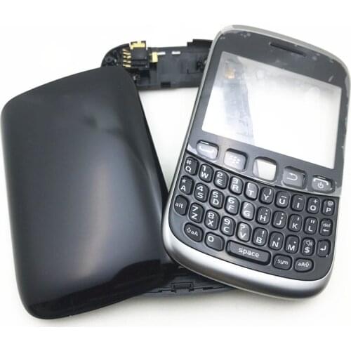 Full Housing For BlackBerry Curve 9320 Front Frame Middle Frame with Keypad Side Buttons Replacement