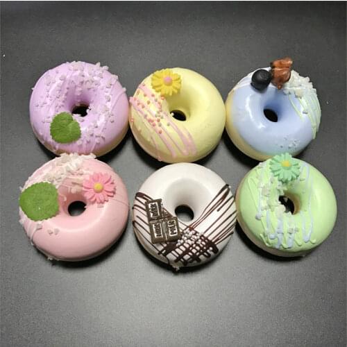 Presale New Fake Donut Beautiful Simulation Bread Cake Flower 2020 christmas Home Decoration Xmas Deoration Wedding Photo Prop