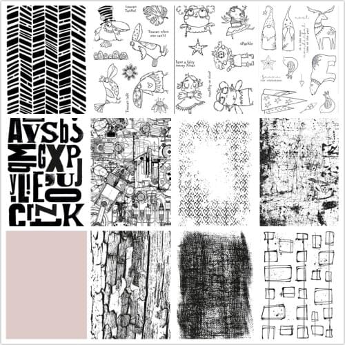 Animal background Clear Stamp Seal DIY Scrapbooking photo Album Decorative Clear Stamp A0705