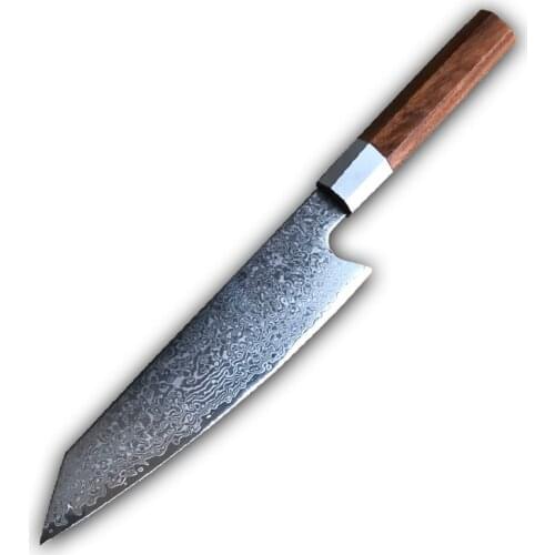 Chef couteaux haute teneur en carbone VG10 japonais 67 couche damas couteau de cuisine en acier inoxydable couteau Gyuto manche