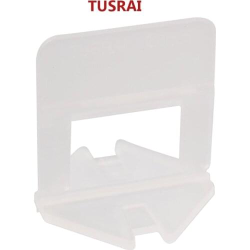 Tile Leveling System Clip 2mm 3/32" 300pcs Porcelain Wall Floor Tile Leveling Spacers Installation Laying Tools Parts TUSRAI