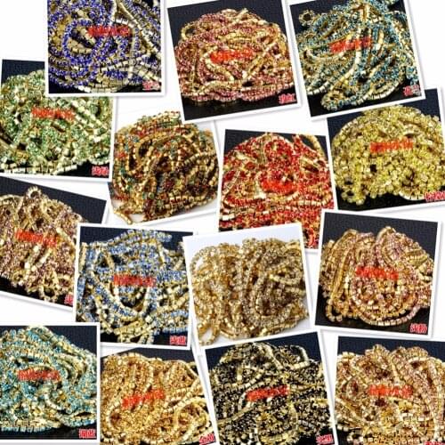 SS6 SS8 SS10 SS12 Rhinestone gold Cup Claw Chain Copper Alloy dense crystal Trim strass rhinestones chain ,10m/lot , A89