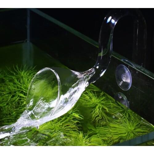 VIV ADA Quality Glass Orchid Pipe Outflow Inflow Mini Size New for Aquarium Filter Tube and Water Pump