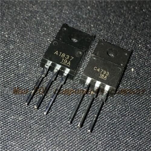 10PCS/LOT 5pair 5pcs 2SC4793 TO220 5pcs 2SA1837 TO-220 C4793 A1837 EACH Original and Transistor new original In Stock