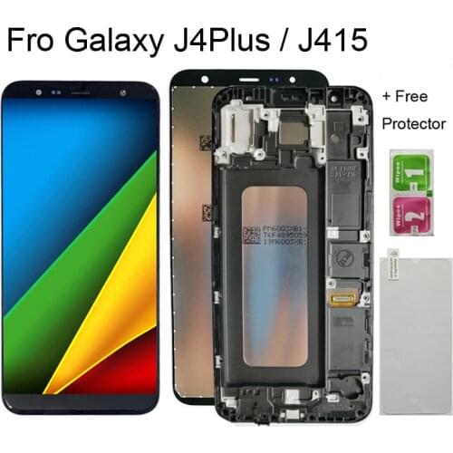 100% test screen For Samsung J4 J415 SM-J415F J415G J415FN lcd display Screen replacement for Galaxy J4+ 2018 lcd screen J6+ J6