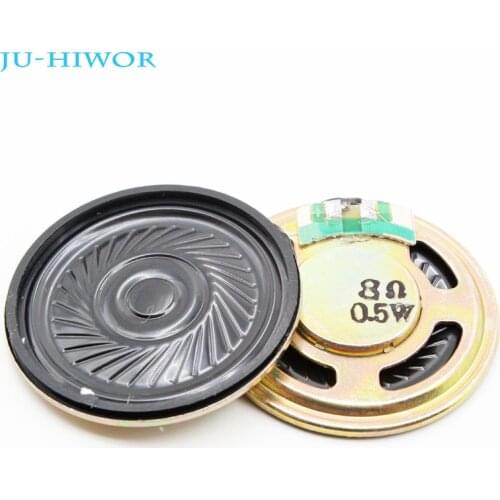 20pcs 0.5W Loudspeaker 36MM 8 Ohms 8R 8Ohm Mini Round Speaker Diameter Thickness 5MM Small Horn Doorbell Speaker