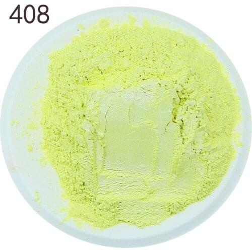 50 g Genuine Colorful Powder for Ink Coating Cosmetic Pigments Eye Shadow Bright Yellow Mica Pearl Powder Pigment