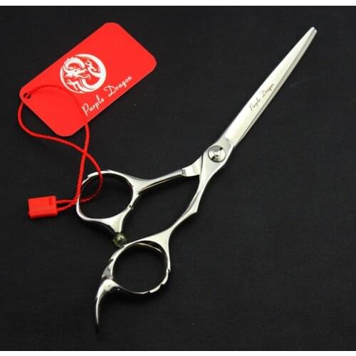 525# 5.5'' Brand Purple Dragon Best Professional Hairdressing Scissors JP 440C Home Salon Barbers Cutting Scissors Hair Shears