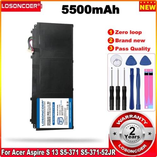 5500mAh AP15O5L AP1505L AP1503K Laptop Battery For Acer Aspire S 13 S5-371 S5-371-52JR S5-371-7278 767P CB5-312T CB5-312T