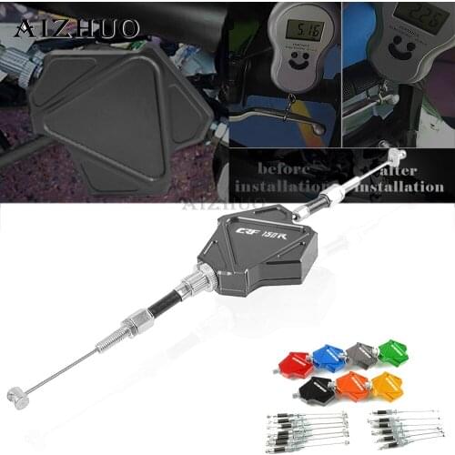 Motorcycle CNC Aluminum Stunt Clutch Lever Easy Pull Cable System For Honda CRF150R CRF 150R CRF 150 R 2007 2008 2009 2010-2018