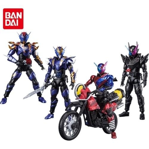 Bandai Genuine Gashapon Kamen Rider SHO DO-X12 Action Figure Toys Build Hazard Form Ryuga Banjo Great Cross-Z Drago Motorcycle