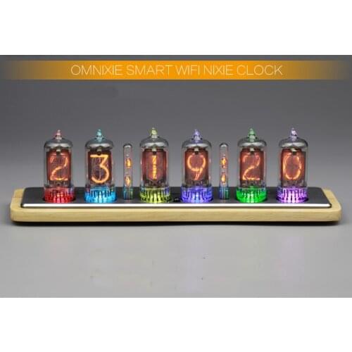 U.S. made NL5441 glow clock clock, NTP network time calibration WIFI remote configuration, four languages ​​voice time