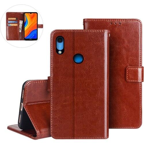 Leather Case for Fundas Huawei Y6 2019 Capa For Y6(2019) Coque Huawei Y 6 Y6 Prime 2019 Wallet Cases for Huawei Y6S Phone Cover
