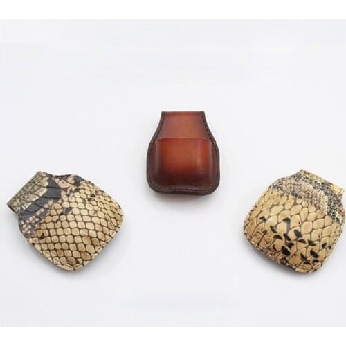 Cuppa Handmade Genuine Cow Leather Billiard Chalk Holder Pocket Billiard Accessories China 2017