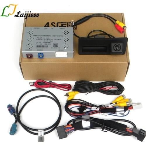 For Audi A4 A5 A6 Q7 Q5 Reverse Camera Interface Decoder / For 360 Front Rear view Backup Camera OEM Screen Update Driving Image