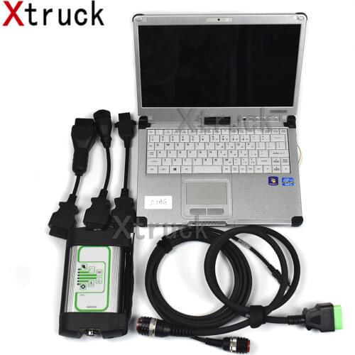 For VOLVO Vocom 88893000 VCADS pk vocom 2 For Volvo/Renault/Mack/UD truck EURO6 diagnostic tool+2.7 PTT Tech Tool+CF52 LAPTOP