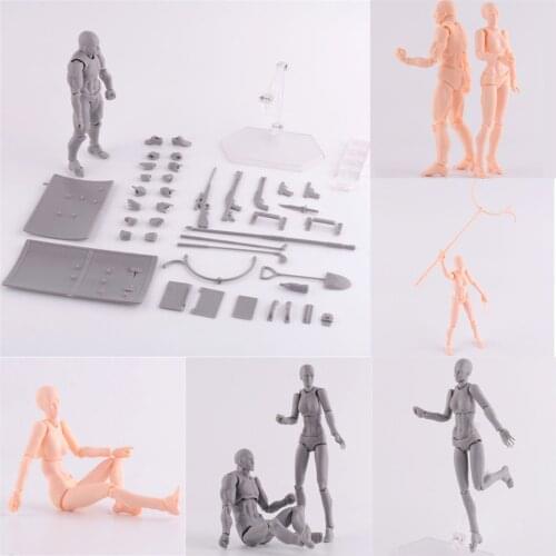 Drawing Figures For Artists Action Figure Model Human Mannequin Man And Woman 2019 New Figure Model Dropshipping Art Supplies