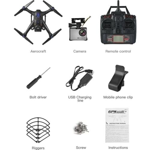 X183S GPS 5G with 1080P HD Camera wifi Follow Me RTF Headless Mode Altitude Hold One Key Return 3D rollover VS X8PRO
