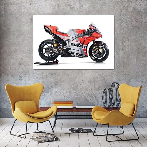 Ducati Desmosedici GP18 Super Motorcycles Poster and Print Wall Art Canvas Painting Wall Picture For Living Room Decor