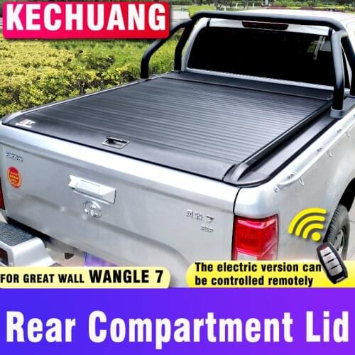 Great Wall WINGLE 7 Rear Compartment Lid refitting thickened aluminum pickup back cover rolling curtain push pull back box cover