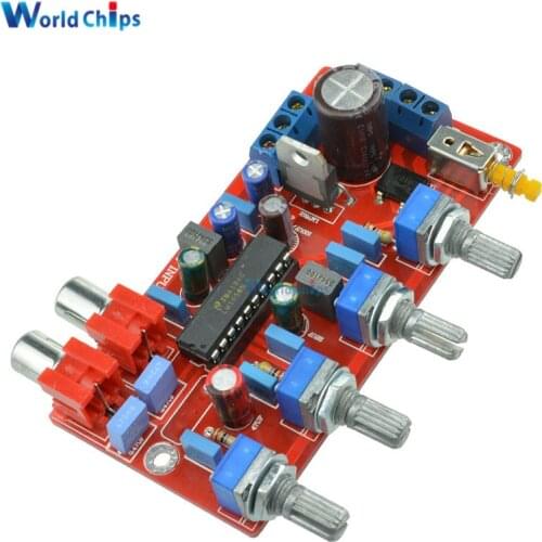 LM1036 Luxurious HIFI Amplifier Preamplifier Volume Control Tone Board 1000UF/25V Pro Completed and Tested DIY Electronic Suite