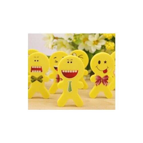Freeshipping Happy Smile Eraser Mini Eraser School Eraser MOQ 20 pieces per lot