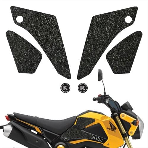 Motorcycle tank grip fuel tank traction pad side knee grip friction protector sticker for HONDA 2014-2015 GROM 2014-2015 MSX125