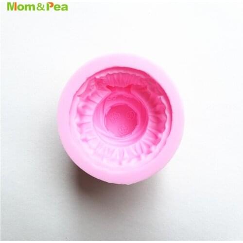 MPA2158 Birthday Cake Shaped Silicone Mold Gum Paste Chocolate Ornamental Fondant Mould Cake Decoration Tools