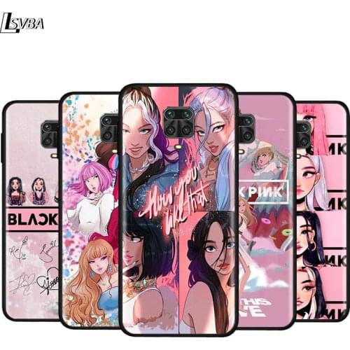 Cartoon Bulckpinks For Xiaomi Redmi Note 9T 9S 9 8T 8 7S 7 6 5A 5 Y1 Prime Pro Max Phone Case